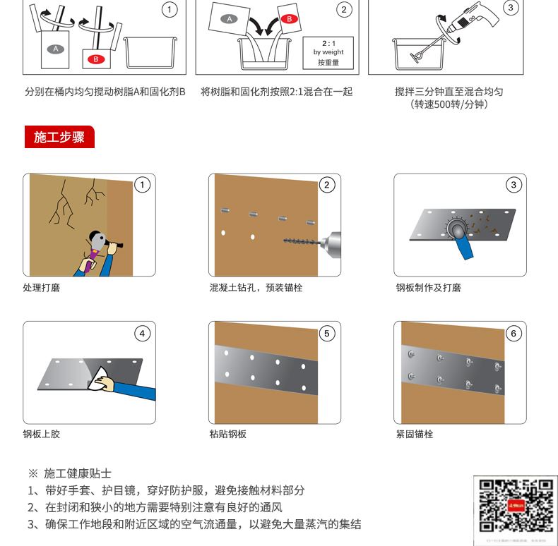 包钢寿光粘钢加固施工过程